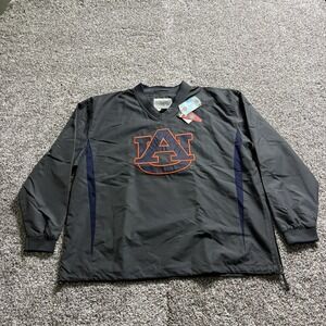 NEW University Of Auburn Tigers Pull Over Windbreaker Campus Specialties NWT XL
